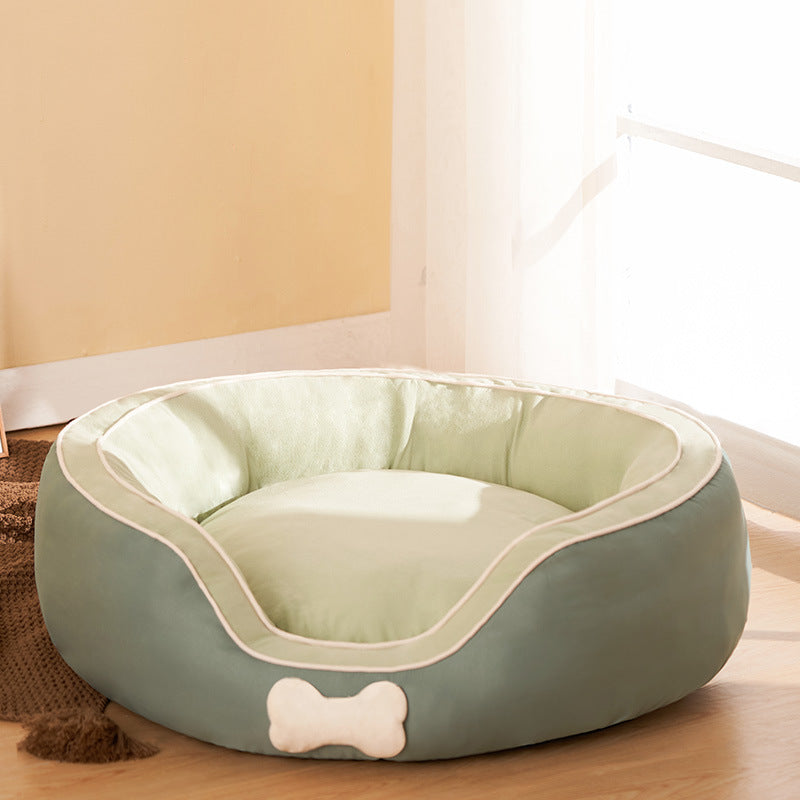 Cama para animais de estimação macia, sofá cama quente de inverno, canil para dormir de cachorro, suprimentos para animais de estimação