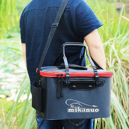 Bolsa de pesca portátil EVA, caja de pesca gruesa plegable, tanque, cubo, aparejos de pesca para acampar, bolsa de almacenamiento