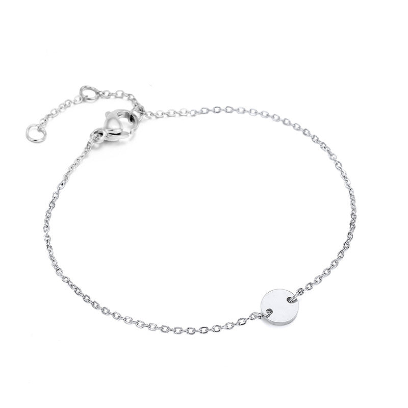 Stainless Steel Bracelet Fashion Simple Hollowed Out