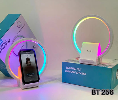 Alto-falante Bluetooth com luz ambiente inteligente para decorações de moda