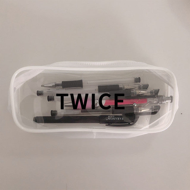 Cheer Around Transparent Student Pencil Case