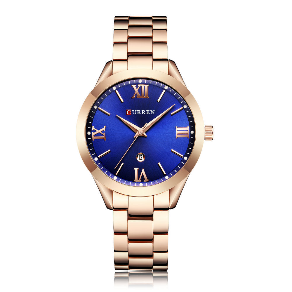 Rose Gold Ladies Watch, Women Quartz Watch, Female Wrist Watch