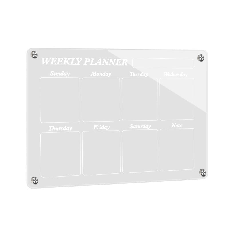 Acrylic Transparent Note Board Message Organic Glass