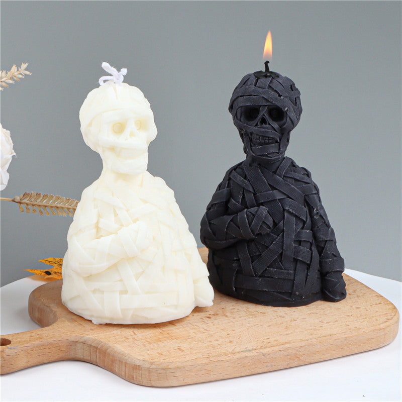 Zombie Skull Halloween Silicone Candle Mold