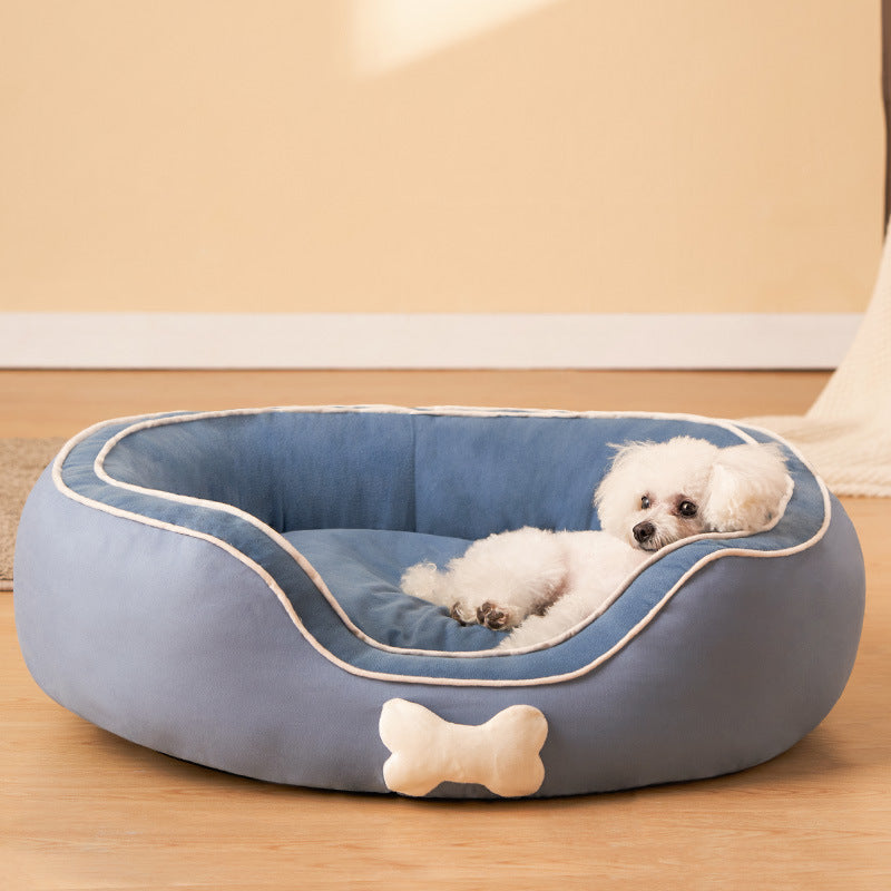 Cama para animais de estimação macia, sofá cama quente de inverno, canil para dormir de cachorro, suprimentos para animais de estimação