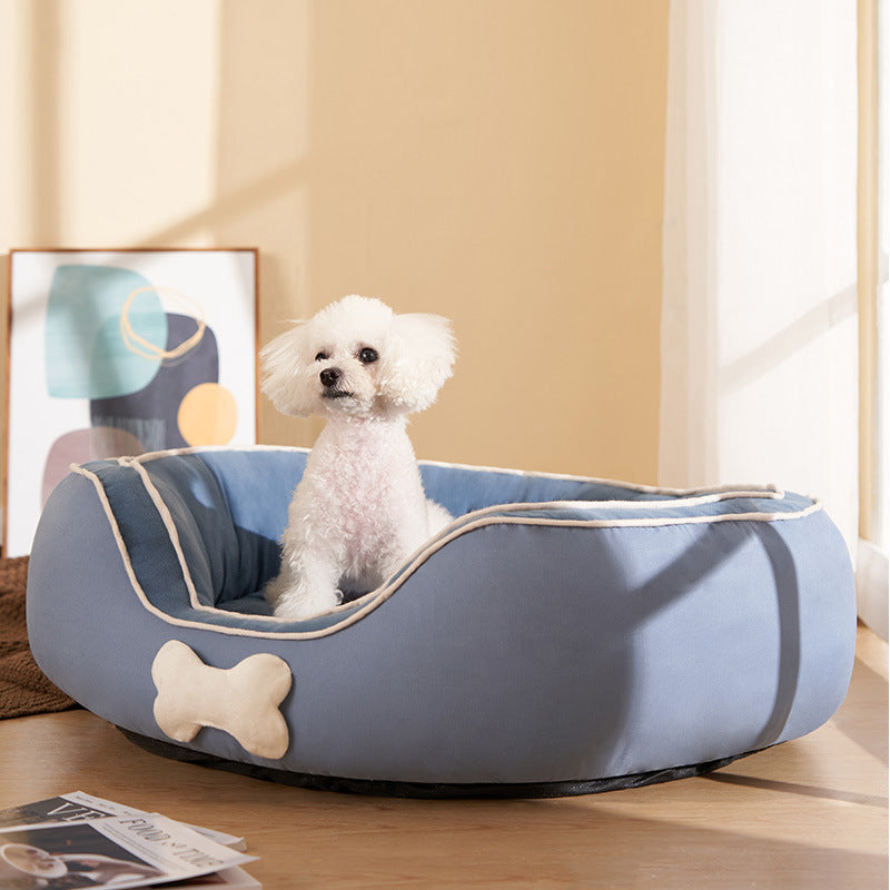 Cama para mascotas suave, sofá cama cálida de invierno, perrera para dormir para cachorros, suministros para mascotas