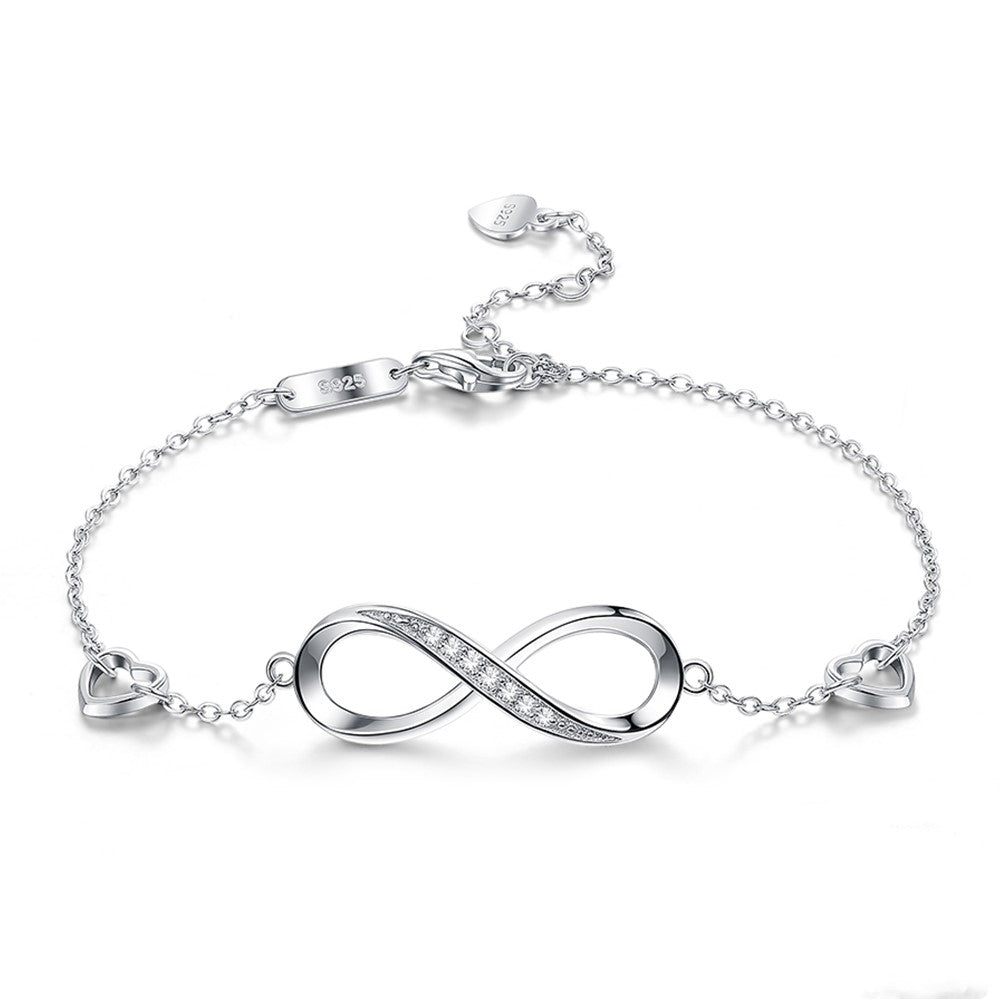 Sterling Silver Infinite Bracelet