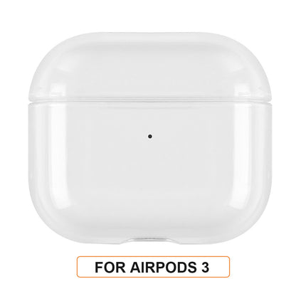 Transparent Case For Airpods 2 3 Pro 1 Case PC Clear Earphone Cover For Air Pods Pro 2 3 1