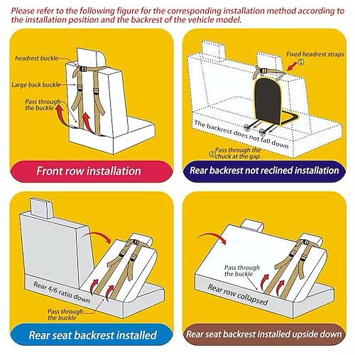 Asiento de seguridad para bebés Asiento de seguridad portátil para bebés