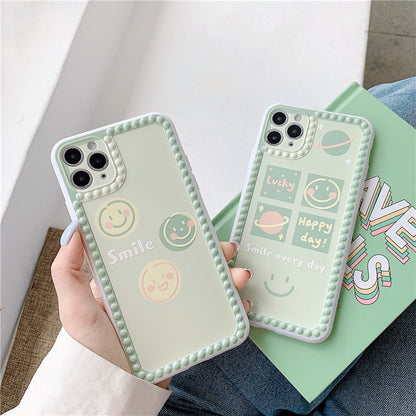 Funda de teléfono verde