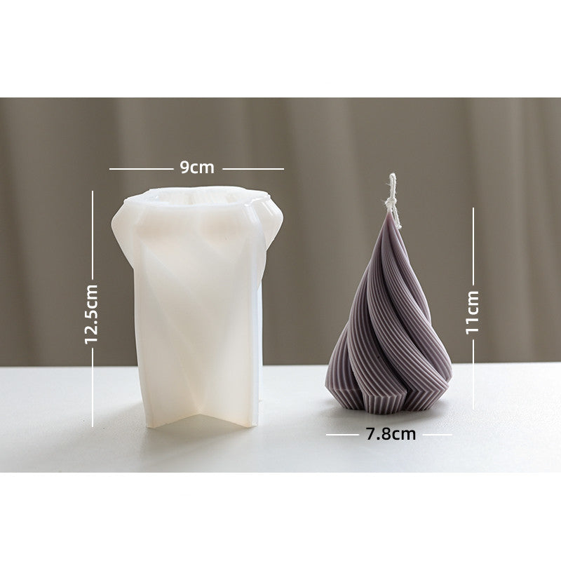 Cream Tower Shape DIY Candle Mold