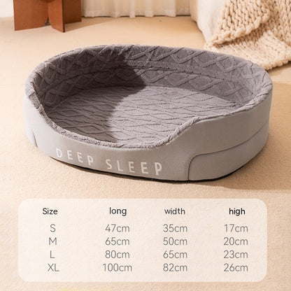 Warm Thick Sponge Cat Dog Nest Small Removable And Washable