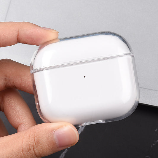 Funda transparente para Airpods 2 3 Pro 1, funda transparente para PC, funda para auriculares para Air Pods Pro 2 3 1