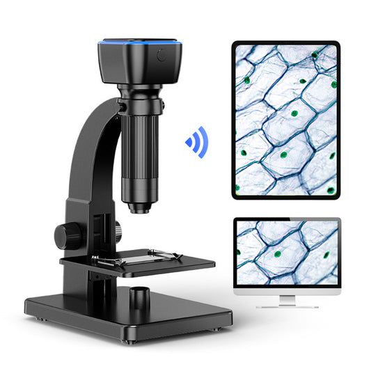 Cámara del microscopio 2000 veces lente doble 12 millones sin detección de pantalla