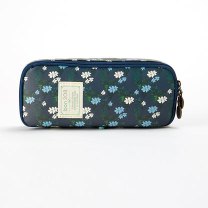 Pastoral Floral Simple Multifunctional Student Stationery Pencil Storage Bag