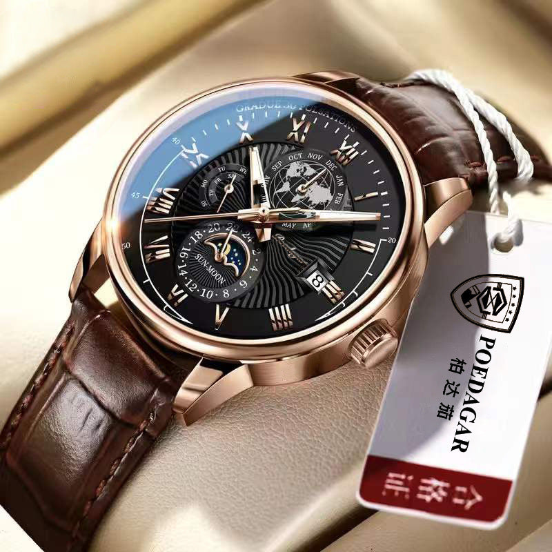 Fashion Personality Business Belt Watch Men