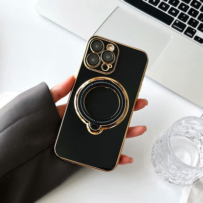 Magnetic Suction Rotating Stand Phone Case