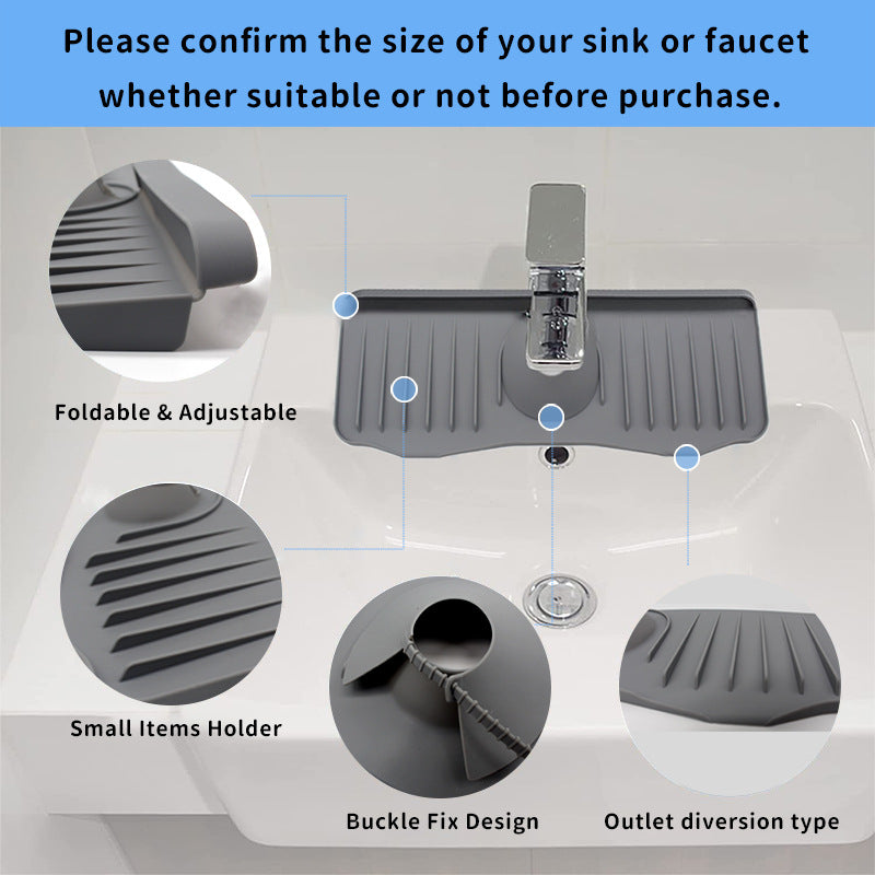 Tapete de drenagem de cozinha para pia