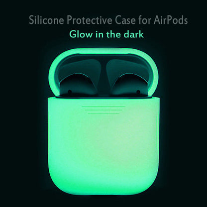 Bluetooth Earphone Case Storage Box Wireless Earphone Silicone Luminous