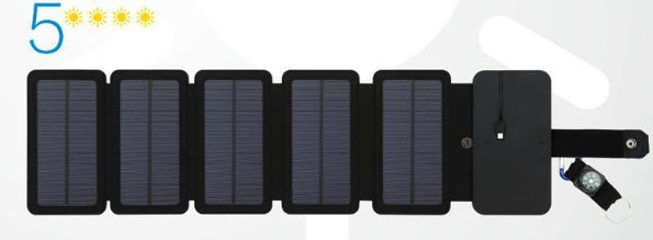 Dispositivos de salida portátiles plegables al aire libre del cargador del panel solar 5V 2.1A USB