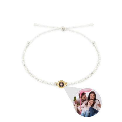 Pulsera personalizada con proyección de fotos en color, joyería para hombres y mujeres, regalo del día de San Valentín