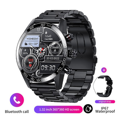 Reloj con teléfono inteligente Bluetooth para hombre