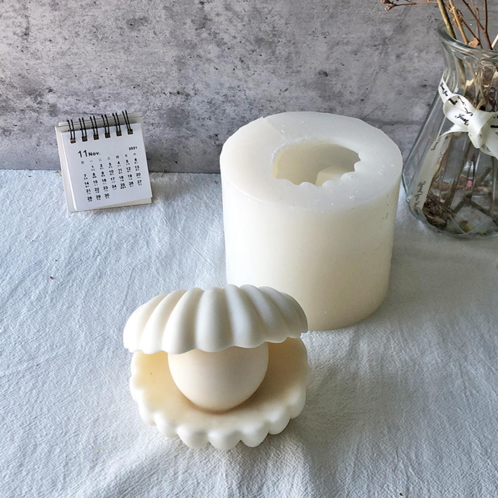 Pearl Shell Scented Candle Silicone Mold