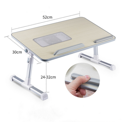 Suporte ajustável para mesa para laptop Mesa dobrável para laptop pode ser levantada em pé 