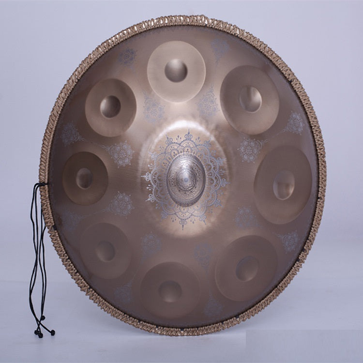 Mandala Engraved Version Hand Disc Drum Music Instrument