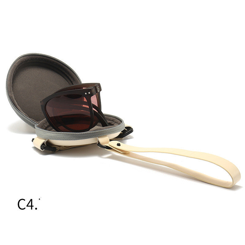 Foldable Sunglasses For Women TR Polarized Folding Sun Glasses