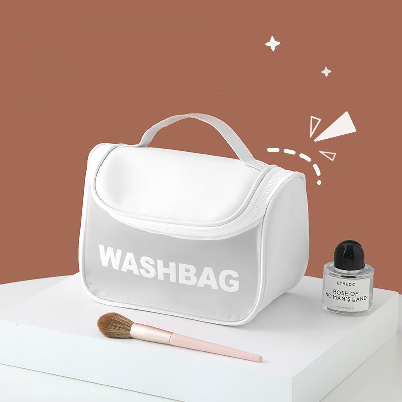 Bolsa de cosméticos impermeable de gran capacidad y portátil