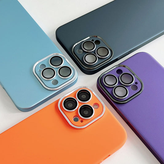 Viene con protector de lente para funda de teléfono 14promax Color sólido mate