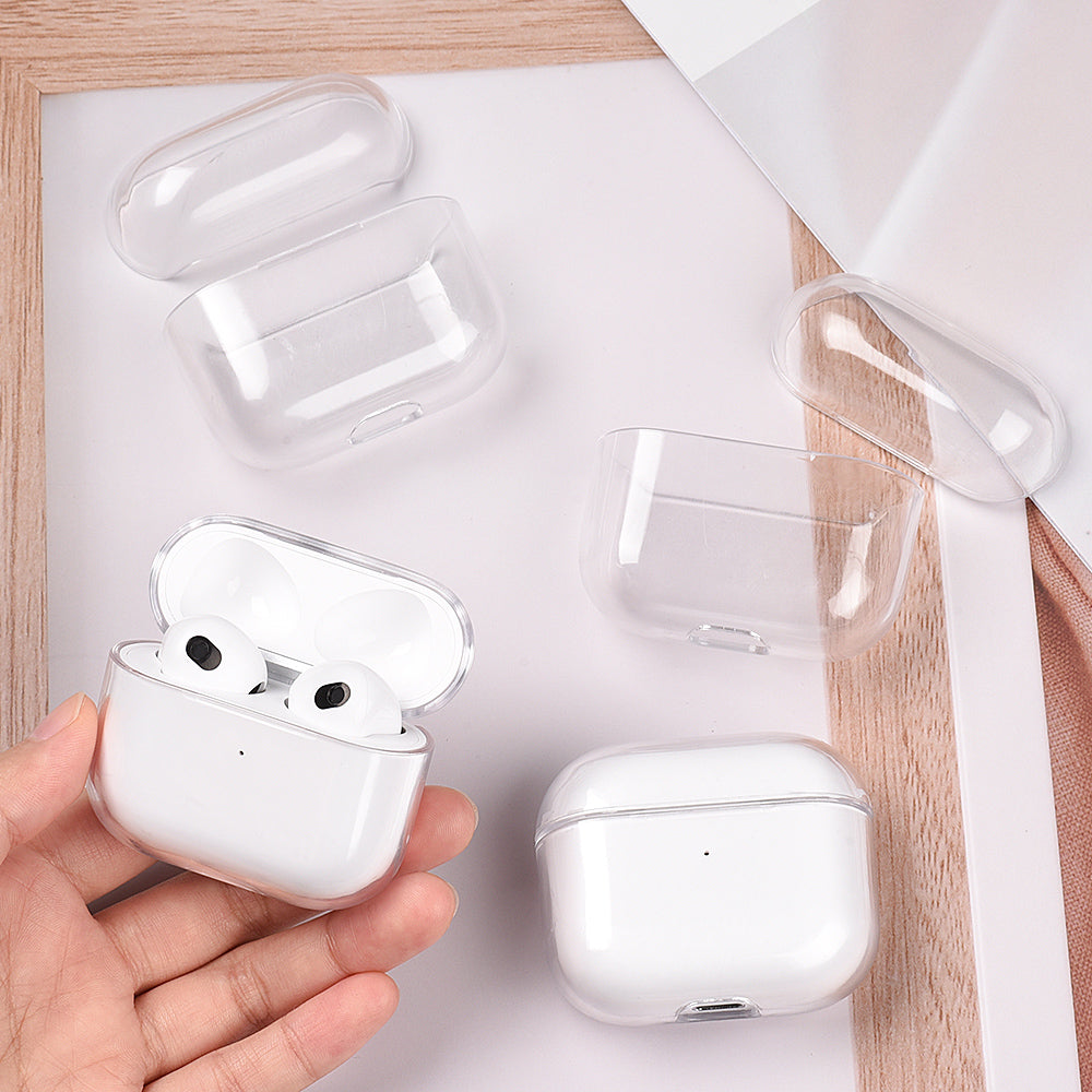 Transparent Case For Airpods 2 3 Pro 1 Case PC Clear Earphone Cover For Air Pods Pro 2 3 1