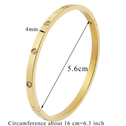 Pulseira de aço titânio casal tijolo feminina