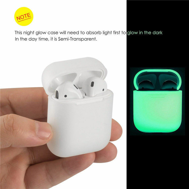 Bluetooth Earphone Case Storage Box Wireless Earphone Silicone Luminous