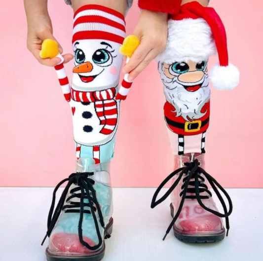 Calcetines de regalo decorativos navideños