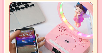 Angel Girl Magnetic Suspension Bluetooth Clock Speaker