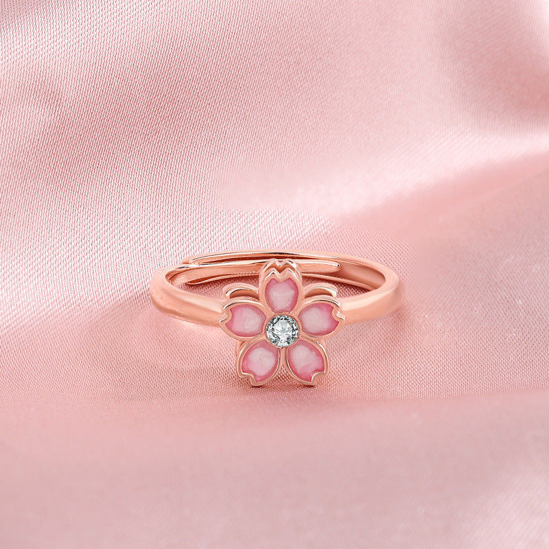 Cherry Blossom Rotatable Ring, Sweet Rings