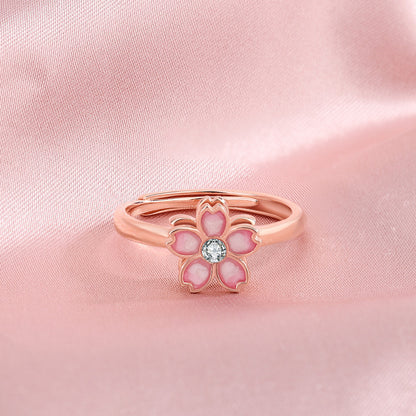 Cherry Blossom Rotatable Ring, Sweet Rings