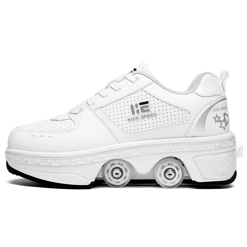 Dual-purpose Roller Skates, Double Row Roller Skates