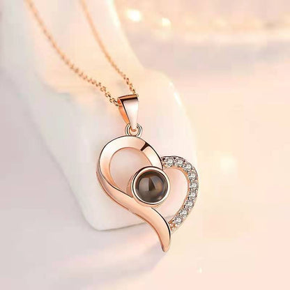 Hot Valentine's Day Gifts, Metal Rose Jewelry Gift Box, Necklace For Wedding, Girlfriend Gifts