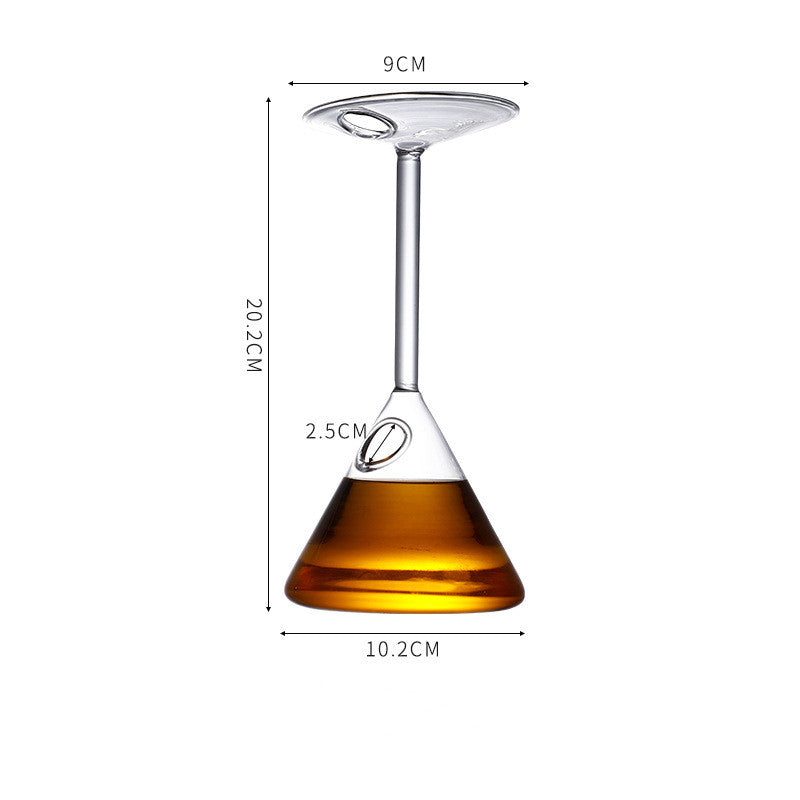 Inverted Glass Cocktail Glass