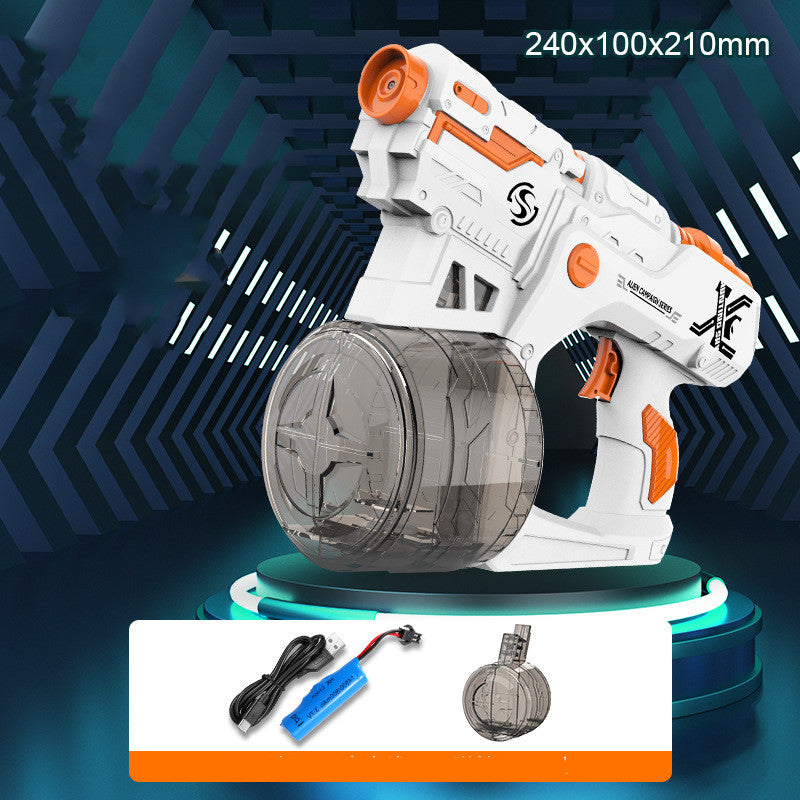 Pistola de agua eléctrica, juguetes eléctricos continuos de gran capacidad
