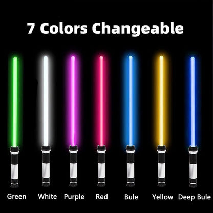 Lightsaber Kids - 2 Pack - LED Light Up Saber With Sound , Sword For Boys Kids Party Favors