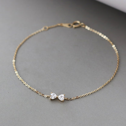 S925 Sterling Silver Bow Bracelet