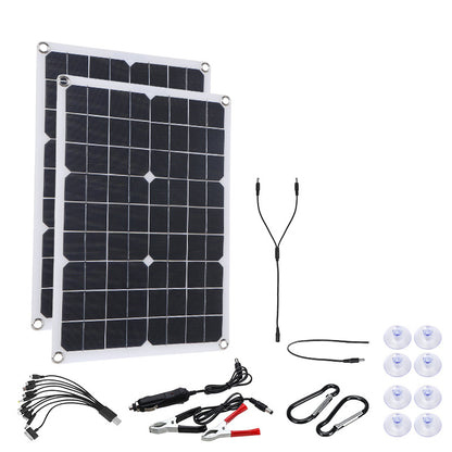 Kit controlador de painel solar fotovoltaico de duas peças
