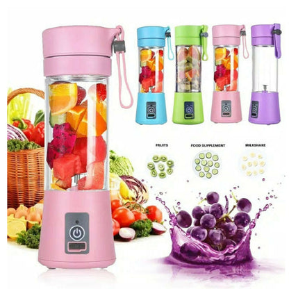 Liquidificador portátil com usb recarregável mini cozinha misturador de suco de frutas casa simples portátil elétrico mini espremedor