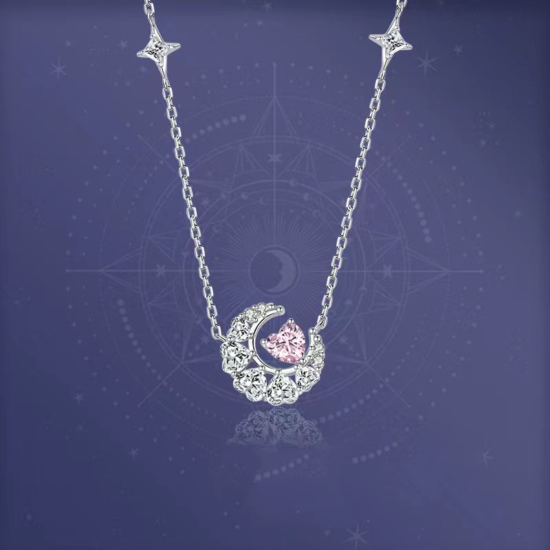 Stars And Moon Necklace