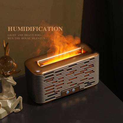 Difusor de Aroma de llama, nuevo humidificador de escritorio, gran capacidad, USB, decoración del hogar