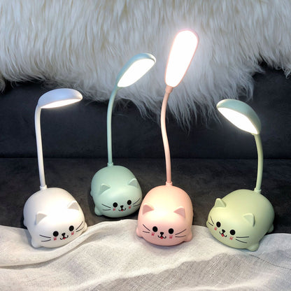 LED de dibujos animados lindo mascota manguera luz nocturna plegable carga USB